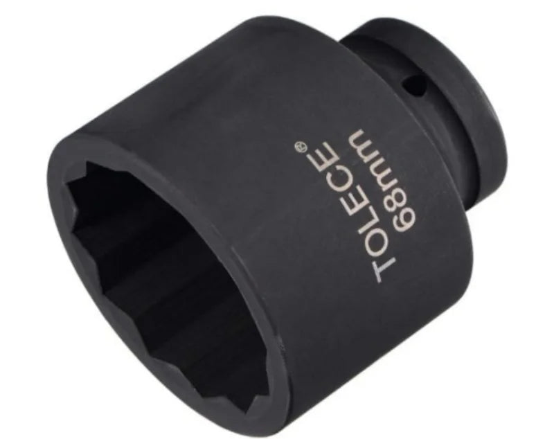 1-inch tolece 68mm 12 point socket for sino diff flange nut repairs