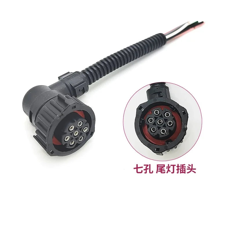 Faw j6 7-hole female tail light plug