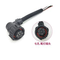 Faw j6 7-hole female tail light plug