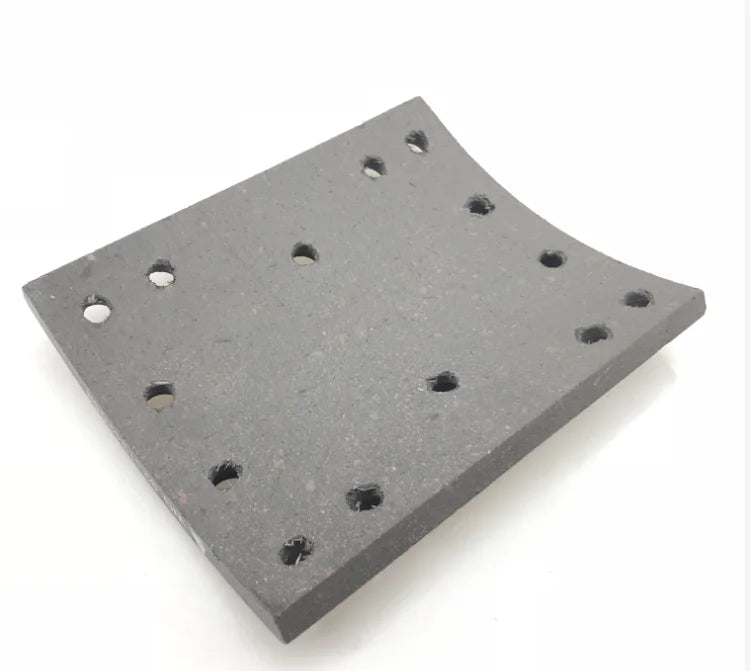 Sinotruk howo hc16 brake lining wg9231342068 for howo 371 14 holes rear brake lining