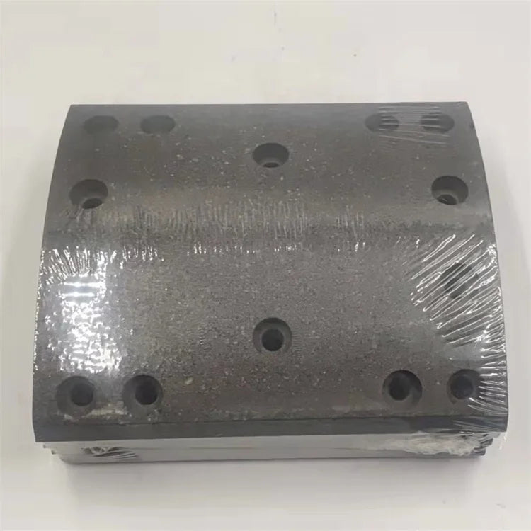 Sinotruk howo hc16 brake lining wg9231342068 for howo 371 14 holes rear brake lining