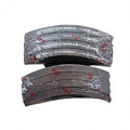 Howo rear brake lining 14 holes