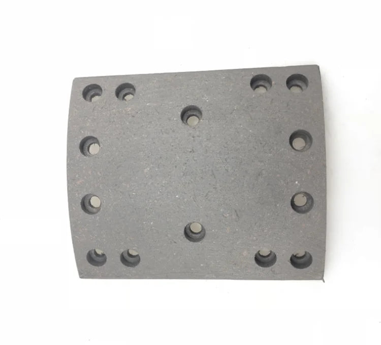 Sinotruk howo hc16 brake lining wg9231342068 for howo 371 14 holes rear brake lining