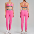 high waist hip lift and tummy control sling beautiful back running fitness sports intimates bra pants yoga suit for women