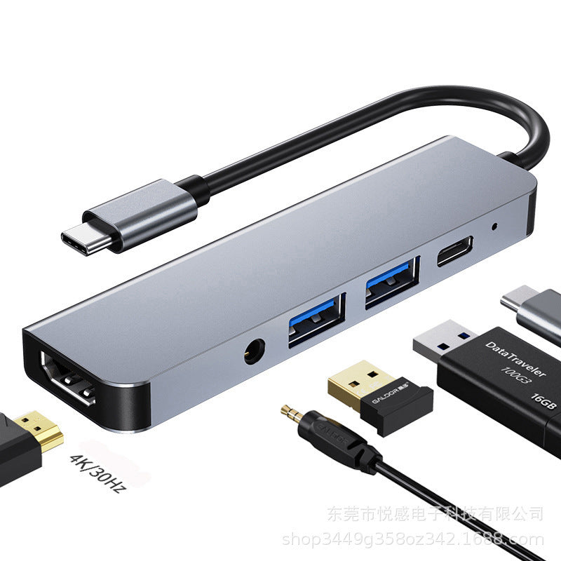 multi-interface docking station type c hub3.0usb expander gigabit notebook converter docking station