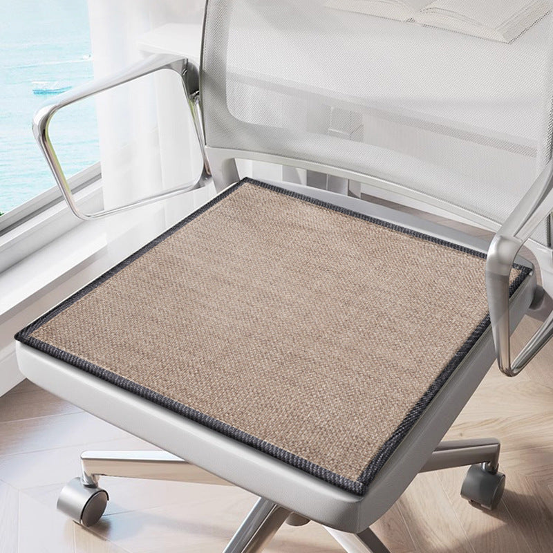 Summer breathable ice silk seat cushion, chair cushion, office sedentary cool cushion, breathable car seat cushion, computer chair mat, non-slip cushion