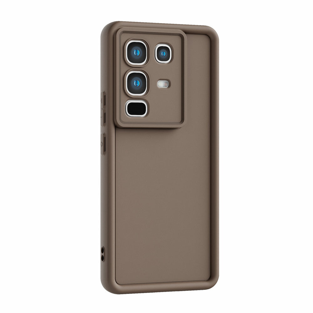 Suitable for transsion infinix-note50pro pure color emery anti-fall mobile phone case all-inclusive simple mobile phone case