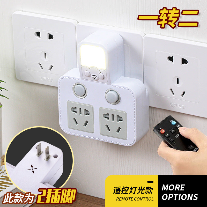 Two-pin socket 2-hole plug two-head plug strip two-phase for home with usb power strip japan taiwan drag power strip