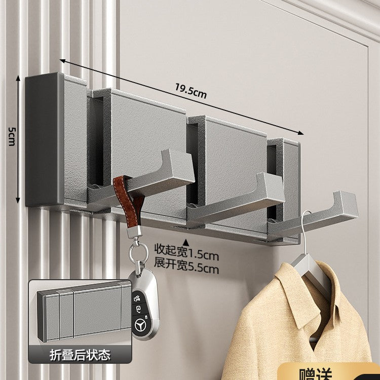 Invisible hook entryway no-drill over-the-door clothes hanger wall-mounted entryway coat hook - premium quality