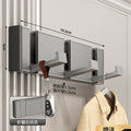 Invisible hook entryway no-drill over-the-door clothes hanger wall-mounted entryway coat hook - premium quality