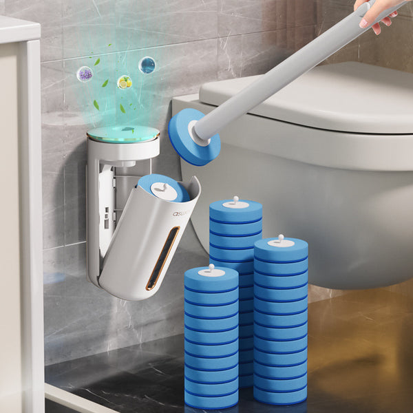 Disposable toilet brush household no dead ends toilet brush 2023 new wall cleaning replacement brush head