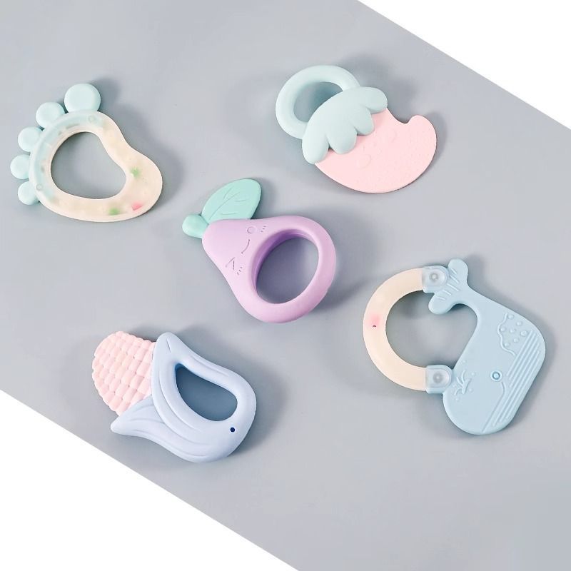 Cross-border  baby hand rattle toy early education grasp toothpaste gift box 3 to 6 months newborn baby