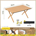 Outdoor foldable special egg roll table stalls portable picnic bbq camping thickened table and chairs complete set of equipment supplies