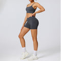 summer new arrival yoga clothes for women classy outdoor fitness clothes suit high elastic quick-drying sportswear two-piece set