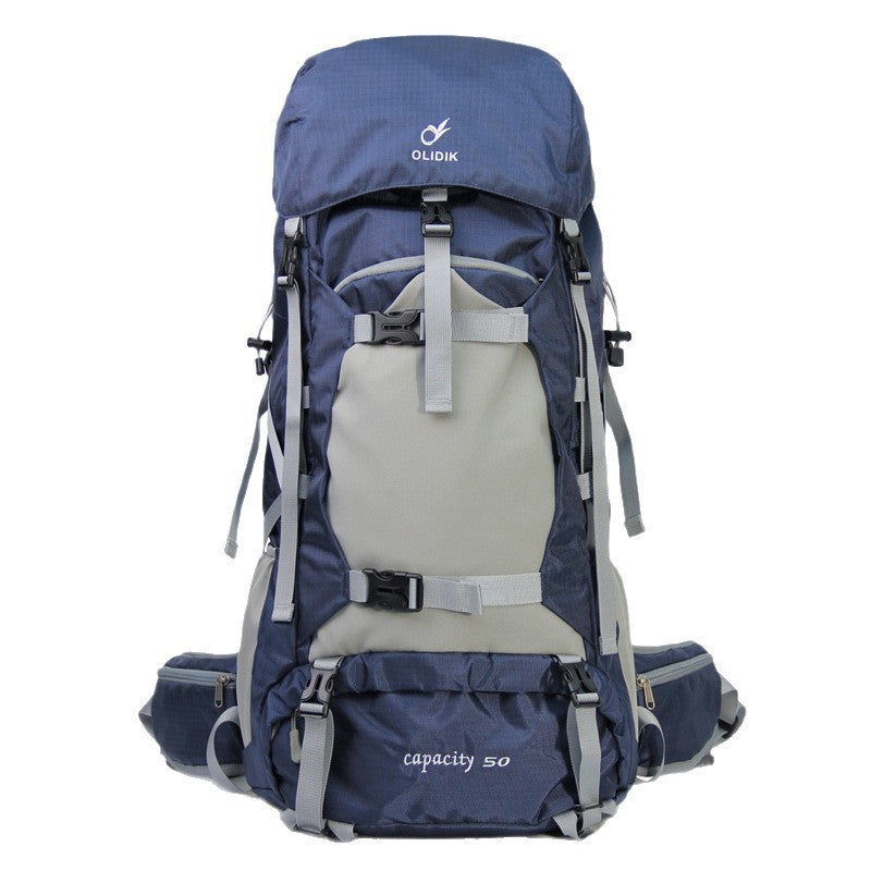 Outdoor mountaineering bag wholesale travel backpack 50L large capacity multi-functional backpack men's and women's travel backpack customization