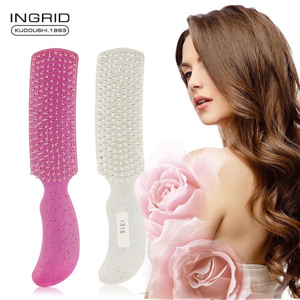 massage ribs comb round teeth do not hurt hair curved non-slip handle hair comb hair tool ribs comb
