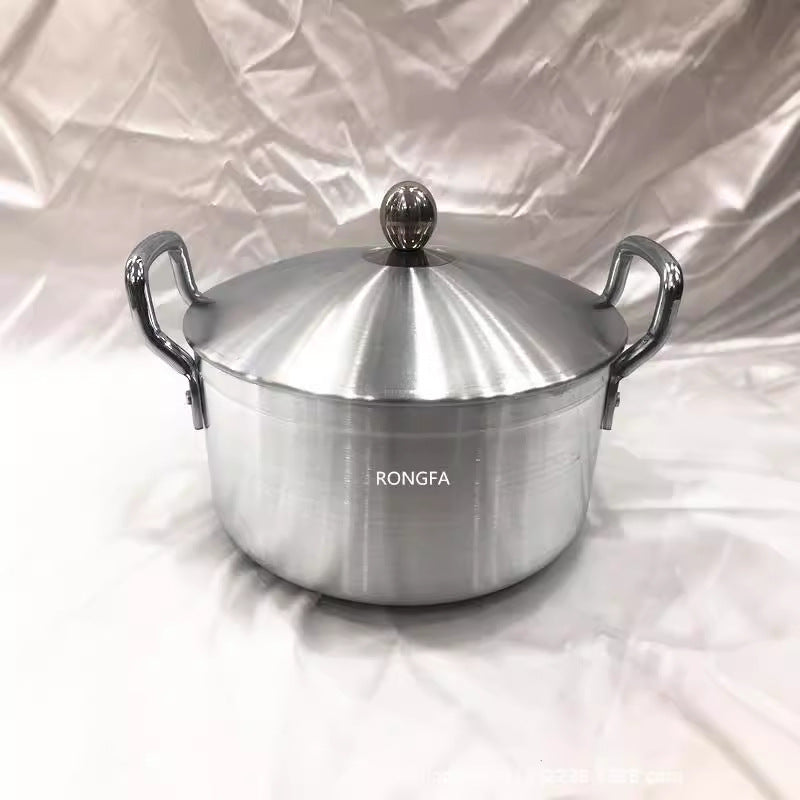 Aluminum potexport pot 7pcs high ear suit aluminum pot soup pot suit kitchenware