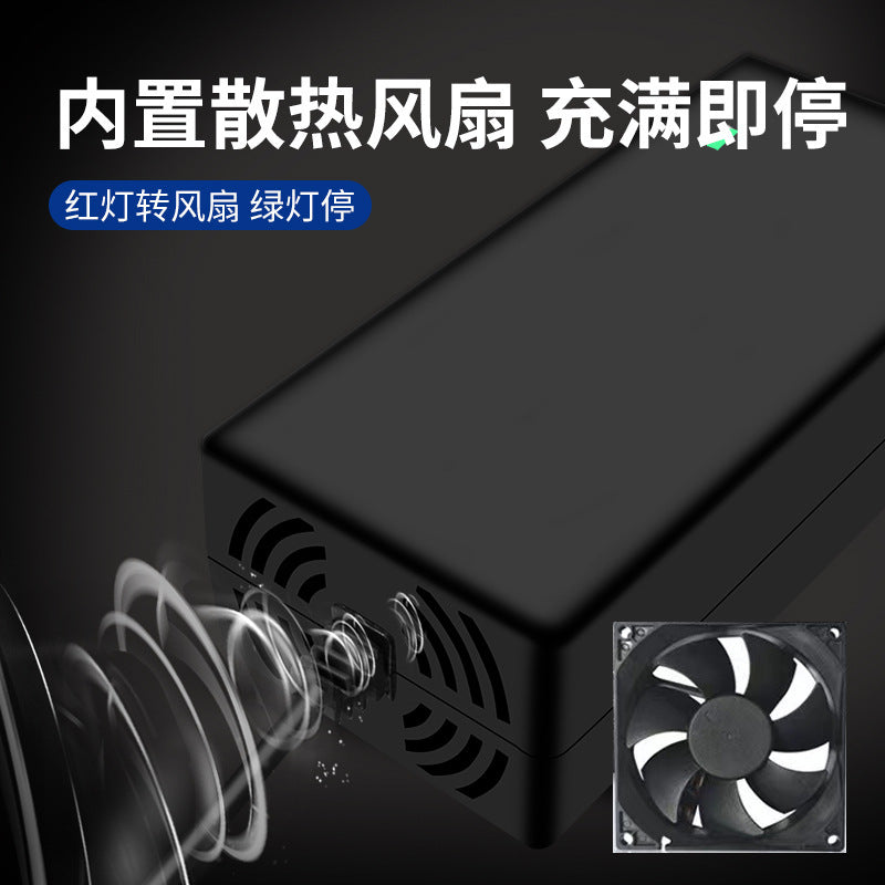12.6v 10a lithium battery charger, 3s 11.1v ternary lithium iron phosphate polymer 12v battery pack smart fast charger