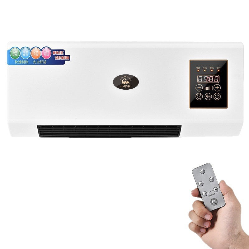 Mobile air conditioner for both heating and cooling, hot air blower, bathroom heater, for home bedroom wall-mounted electric heater