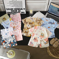 Summer children's cotton silk short-sleeve set: boys' loungewear, girls' cotton silk pajamas, baby air conditioning suit, wholesale children's clothing