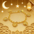 middle eastern women's accessible luxury stylish copper plated 24k gold malaysian popular hot-selling heart bracelet