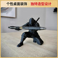3d printed multifunctional pen holder, 3d printed ornament, desktop organizer, figurine, cross-border hot new product, ninja pen holder