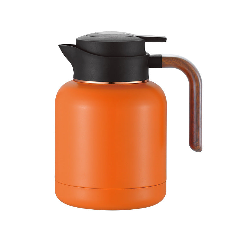 304 smart temperature display thermos stainless steel tea pot office tea pot with filter large capacity thermos flask