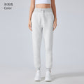 Women's high-waisted, loose-fit joggers - versatile activewear for fall/winter: perfect for outdoor fitness, yoga, and casual wear (daw153)