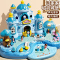 New arrival play house magnetic toy princess doll house small doll girl girl villa suit birthday gift