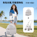 hot-selling pet stroller for cats and dogs, small dogs, cats, teddy stroller, lightweight and foldable for outings