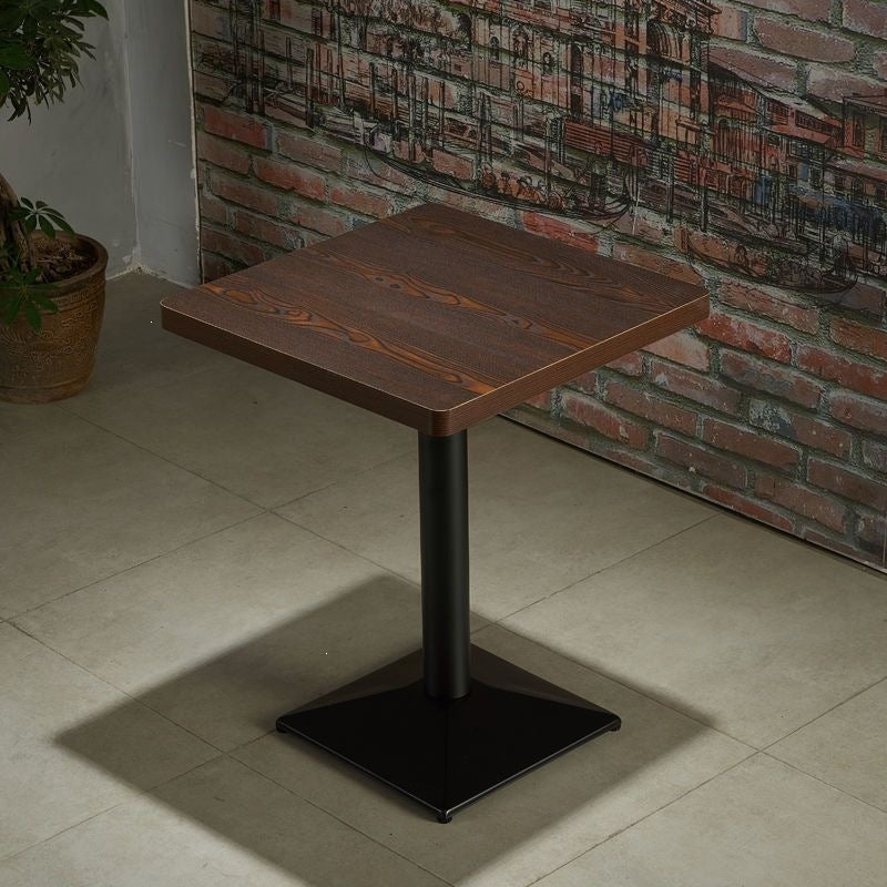 Restaurant sofa balcony tea table and chair card seat sofa coffee table combination retro courtyard coffee table combination bar booth wood