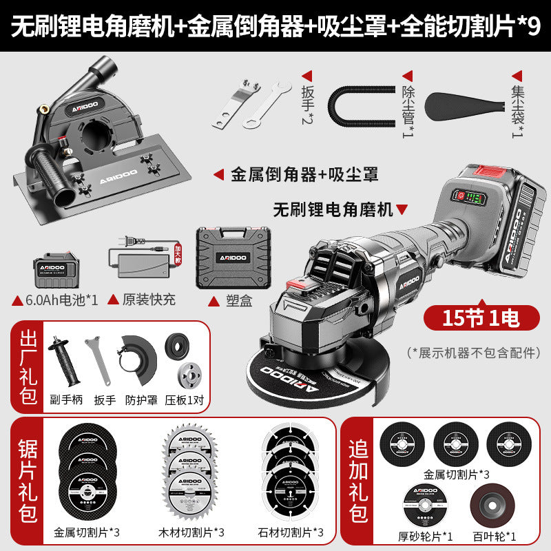 Angle grinder tile chamfering device portable 45 degree woodworking bricklayer universal cutting artifact portable chamfering device