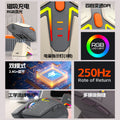 Dazzling silver fox h2 rechargeable rgb illuminated mouse - bluetooth wireless dual-mode mouse - lightweight laptop gaming mouse for esports