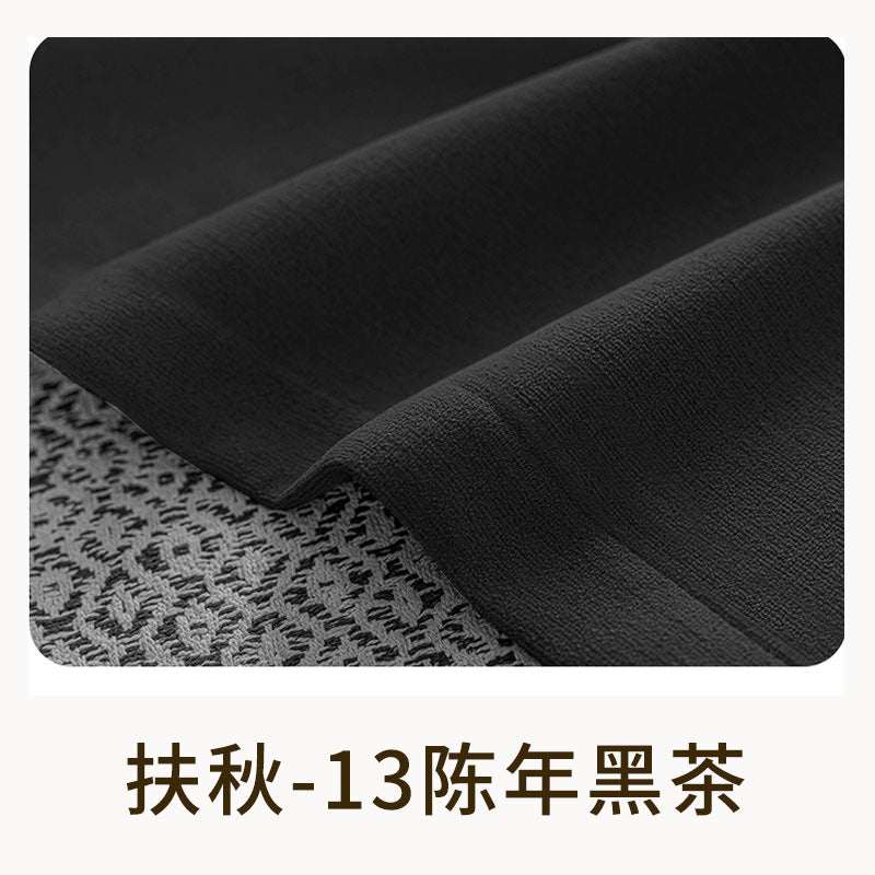 New double-sided chenille cotton linen blackout curtains - premium style for bedroom, living room, balcony - vintage-inspired ready-made curtain fabric