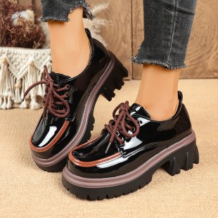 autumn new arrival: women's chunky sole loafers for cross-border e-commerce, plus sizes available (runs half a size small). dropshipping available on  and . sizes 35-42