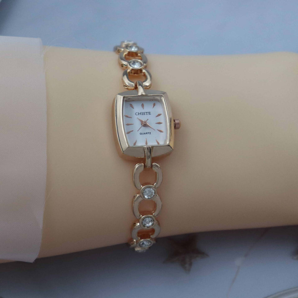 Mermaid bracelet watch - women's fashionable, trendy, niche design, minimalist & exquisite, ladies' chanel-inspired, mature style, inlaid