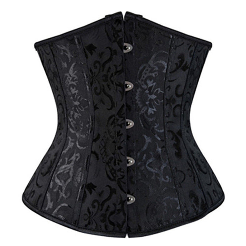 Corset simple waist corset slightly fat new arrivalk-style breathable sexy shaping tops rubber bone jacquard waist clip