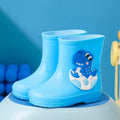 New cartoon waterproof rain boots for kids - boys, girls, toddlers, and preschoolers - rubber rain boots, short boots for outdoor use, kindergarten footwear