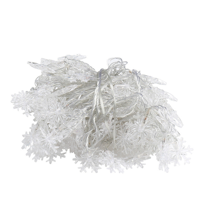 LED snowflake light string Christmas decoration lighting full sky star light string Christmas tree decoration lights  wholesale