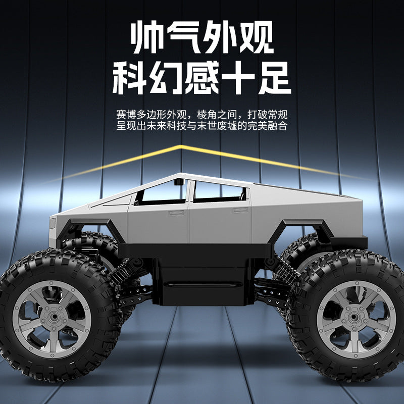 new high and low speed lighting tesla cyber pickup bigfoot 2.4g off-road remote control car remote control car
