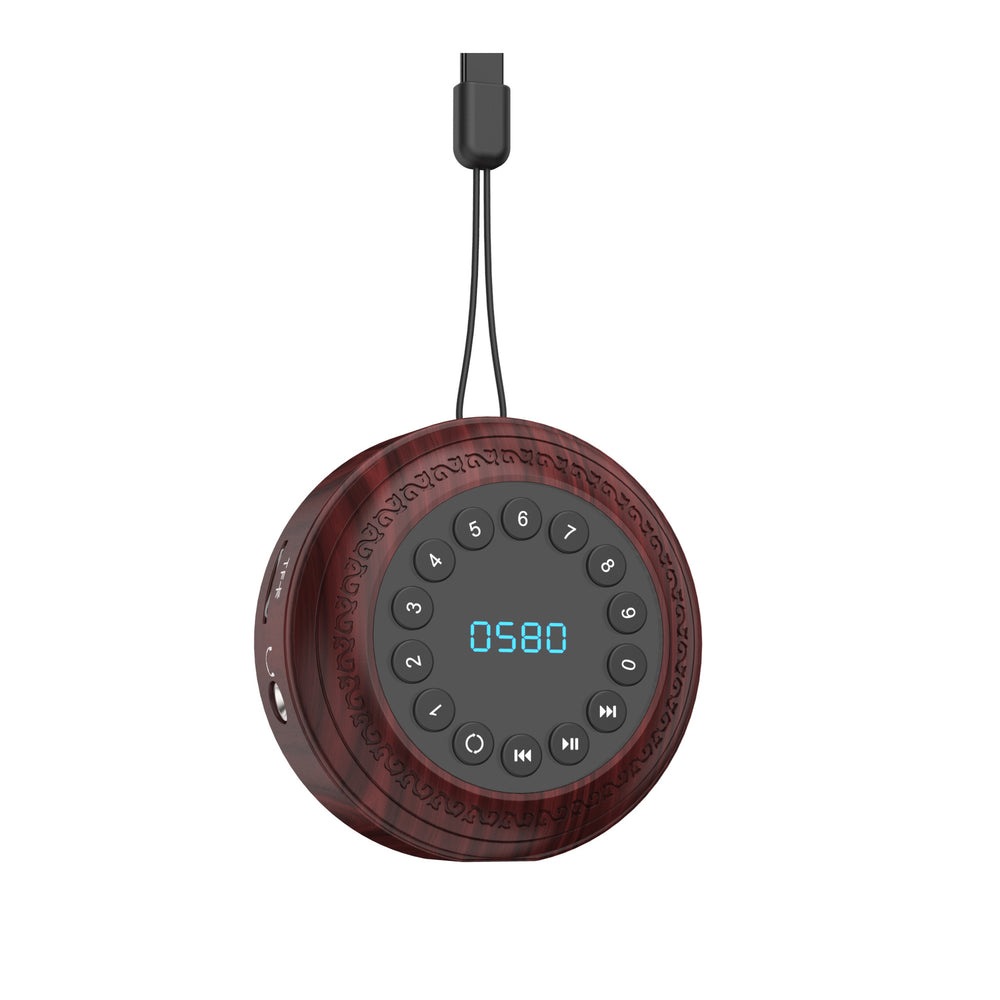 New portable neckband music player - supports card insertion, bluetooth, mini size, 188/1300 song capacity