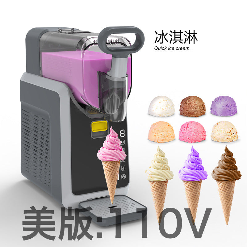 For homesmall fully automatic smoothie machine beverage machine fast ice cream machine commercial ice cream machine snow melting machine