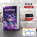 Labubu cartoon animation piggy bank new arrival book style girl girl safe savings box exquisite book cover imitation