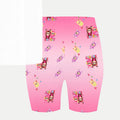Girls' t-shirt and shorts set featuring a cartoon short-sleeve design and printed graphics, perfect for casual streetwear