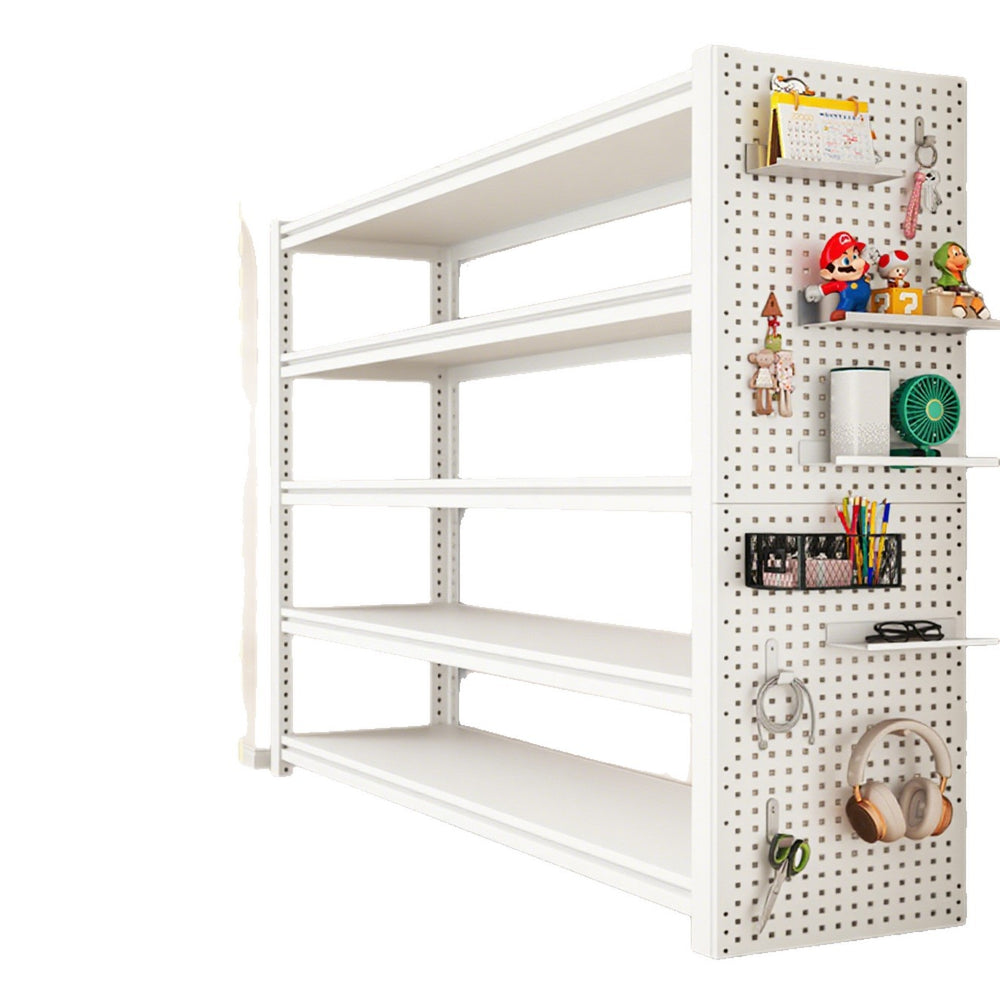 Household carbon steel multi-layer storage rack thickeneded shelf balcony living room storage rack kitchen microwave oven sundries storage rack