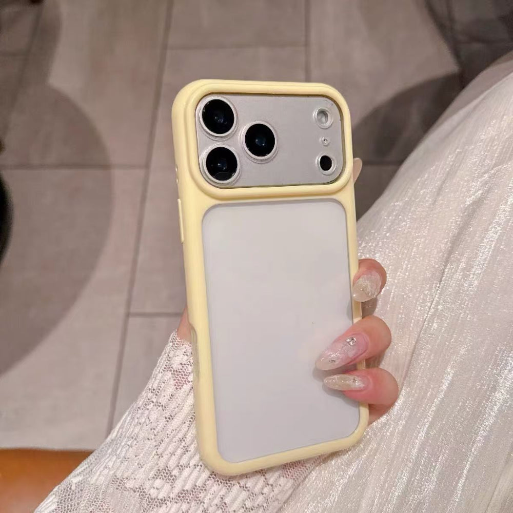 Suitable for apple 17pro mobile phone case macaron diy card photo frame case multi-color glossy iphone18 starry sky case
