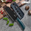 [factory direct sales] black blade green handle knife