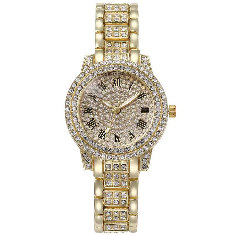 Live broadcast of foreign trade hot spot spot supply of beauty cornucopia bracelet watch women's diamond-encrusted quartz watch wholesale