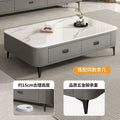 Luxury coffee table for living room,  new modern high-end small apartment style, minimalist square coffee table