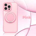 Iphone 17 phone case - new skin-feel matte finish with 360° magnetic stand, universal fit for apple 16 pro max